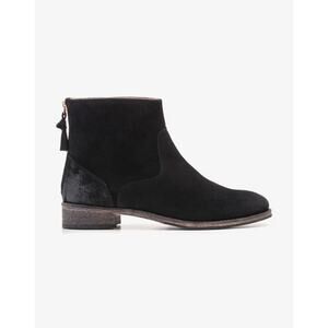 Boden Black Suede Kingham Ankle Boots Sz EU40 /US10 Classic Minimalist Academia